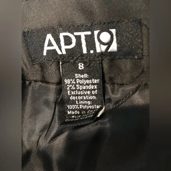 Apt 9 Women's Black SKIRT Size 8 - Picture 7 of 7